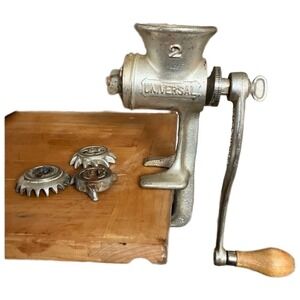 Vintage Universal #2 Meat Grinder by Landers Frary & Clark (LF& C) table mount
